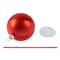 3" Red Sublimation Ball Ornament with Window Insert by Make Market®